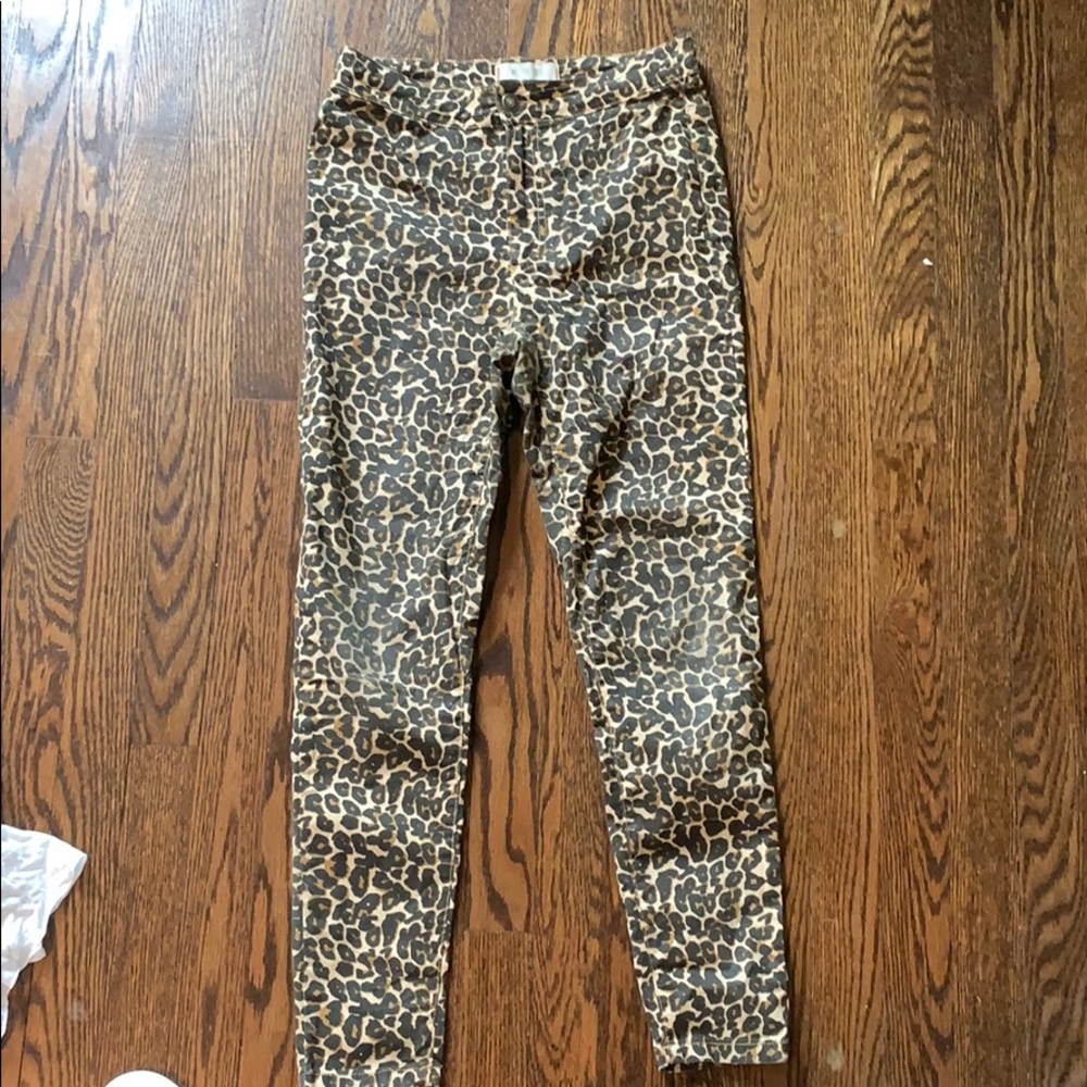 Cheetah Print Jeans